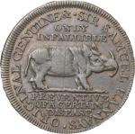 Great Britain. Sir Samuel Hannay CU Halfpenny Token. 1762-1840.