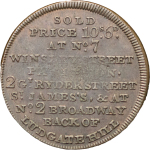 Great Britain. Sir Samuel Hannay CU Halfpenny Token. 1762-1840.
