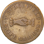 Great Britain, Manchester. Snipe Gardens BR Ticket. 1890-1910. 