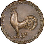 Germany, Hamburg. National Bantam Breeders Æ award medal. 1921.
