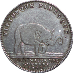 France, Louis XIV. Spoils of War AR Jeton by V Mauger. 1702.
