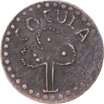 Mexico, Cocula. Civil War CU 1/8 Peso. 1858-1861. 