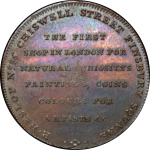 Great Britain, Middlesex CU Halfpenny Token. 1790-95.