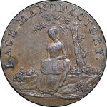 Great Britain. Leighton Buzzard CU Halfpenny Token. 1794. 