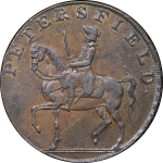 Great Britain. Petersfield CU Halfpenny Token. 1793. 