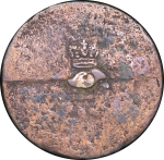 Switzerland, Bern. Bear Button or Jeton in bronze. 1780-1820. 