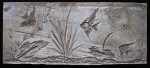 Unknown Origin. Silvered Brass plaque depicting Angel Fish. ND.