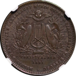 New Zealand, Christchurch. Milner & Thompson CU Penny Token. 1881.