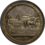GREAT BRITAIN, Yorkshire. Keighley Agricultural Society AR Prize Medallion, Best Roadster. 1846. 