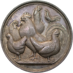 GREAT BRITAIN. Grand International AR Poultry Show Prize Medallion. 1923.