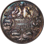 GREAT BRITAIN. Stratford & East AR Fanciers Society Medal. 1909. 