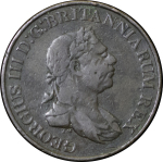 Ceylon, Great Britain Colonial. George III CU 2 Stuivers. 1815.