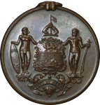 British North Borneo, Great Britain Colonial. Victoria Æ Medallion. 1897-1916.