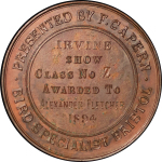 Great Britain, Bristol. Bronze Bird Specialist Award for Class Z. 1894.
