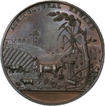 Great Britain/ Colonial. Victoria Æ Medal for Agriculture Reward. Circa 1878-1887.