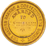 reat Britain Æ Two Medallion Lot-for British Dairy Farmers Association & Self Raising Flour. 1896. 
