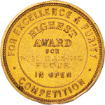 reat Britain Æ Two Medallion Lot-for British Dairy Farmers Association & Self Raising Flour. 1896. 