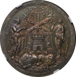 Netherlands. Victory over Spain AG Medallion. 1693. 