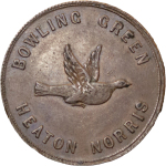 Great Britain. Drabble Pleasure Gardens CU Bowling Green Pass. Circa 1880-1900.