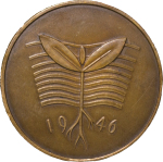 Japan. Bronze Proclamation of the Constitution Medal. 1946.