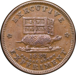 USA. Hard Times CU 1 Cent Token. 1837. 