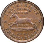 USA. Hard Times CU 1 Cent Token. 1837. 