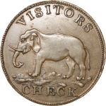 Great Britain. Liverpool Zoological Gardens CU Pass. 1833.