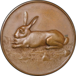 Germany. Lot of 3x Æ Medallions for Rabbit Breeding. 1911-1930.