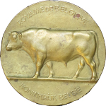 Belgium, Kingdom of. Brass Agricultural Medal. 1948.