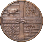 South Africa, Rhodesia. Ian Smith Æ "Independence Medal". 1965. 