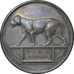 India, British Colonial. George V AR Medallion, "Army Rifle award". 1921. 