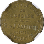 Gibraltar. Soap Merchants Brass token.. 1870-88. 