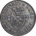 Great Britain, North Wales. Flintshire AR Sixpence Token. 1811. 