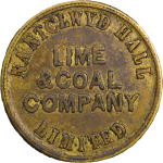 Great Britain, North Wales. Ruthin, Nantclwyd Lime and Coal Company BR Two Pence Token. 1867.