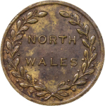 Great Britain. North Wales, BR Queens Hotel Llanfairfechan Shilling Token. Circa 1880-1895.