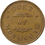 Great Britain, Mid Wales. Monmouthshire BR Penny Token. 1900-1905.