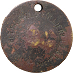 Great Britain, North Wales. Bagillt, Bettisfiled Colliery BR Miner Lamp Check/Tally. 1872-1934. 