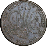 Great Britain, North Wales. Anglesey Parys Mines CU Penny Token. 1788.