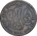 Great Britain, North Wales. Anglesey Parys Mines CU Penny Token. 1788.