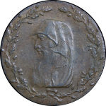 Great Britain, North Wales. Anglesey Parys Mines CU 1/2 Penny Token. 1791.