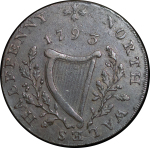 Great Britain, North Wales. Druid CU Halfpenny Token. 1793. 