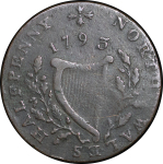 Great Britain, North Wales. Druid CU Halfpenny Token. 1793. 