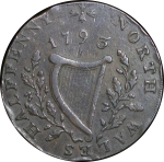 Great Britain, North Wales. Druid CU Halfpenny Token. 1793. 