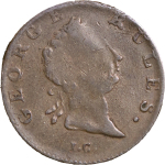 Great Britain, North Wales. George III CU Halfpenny Token. 1756.