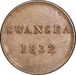 Great Britain, South Wales. Swansea CU Farthing Token. 1832.