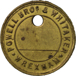 Great Britain, North Wales. Wrexham, Powell Bros & Whitaker BR Works Check. ND.