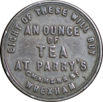 Great Britain, North Wales.. Wrexham CU Farthing Tea Room Token. 1851. 