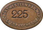 Great Britain. Great Western Railway CU Work Tally. ND. 