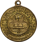 Great Britain, Wales. Gilt Bronze Medal for 200 years of the Methodist Church in Wales. 1935. 