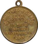 Great Britain, Wales, 3rd Jubilee of the Sunday Schools in Wales. 1936.